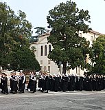 Pellegrini di sabato 14 ottobre. - L'urna di San Pio X nel Santuario delle Cendrole a Riese