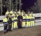 Questa settimana &egrave; stata per noi volontari una settimana  intensa. Un grazie a  tutti i Riesini che ci hanno sostenuto con un sorriso, con un caff&egrave; o con un semplice grazie. Un grazie a chi da fuori paese ci ha apprezzato, un grazie anche a chi ha subito disagi per la presenza dei blocchi. Ma un grazie  gigante al nostro coordinatore Pino Cortese  sempre presente. Un grazie a Pio X che ci ha protetto sulle strade. (Post di Romano Morgantini) - L'urna di San Pio X nel Santuario delle Cendrole a Riese