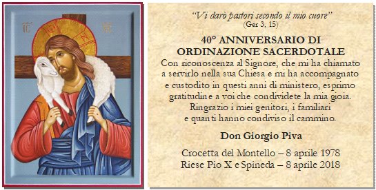 40° anniversario ordinazione sacerdotale di don Giorgio Piva