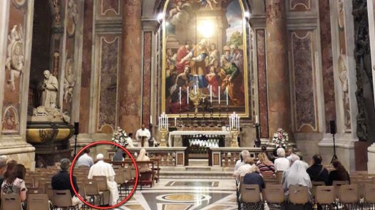 Papa Francesco alla messa per San Pio X del 2019