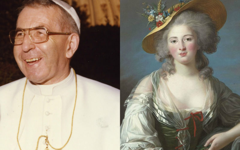 Papa Luciani e la Pricipessa Elisabetta