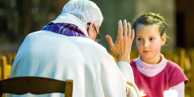 priest confession child