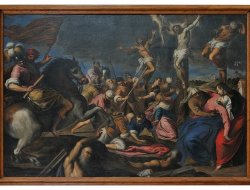 La crocefissione di Jacopo Palma il Giovane (Venezia, 1548/1550 – 14 ottobre 1628)