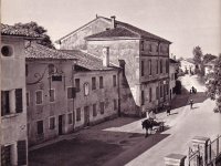 Riese agli inizi del 1900 con la casa natale di Pio X al centro