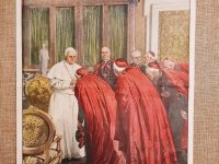 Pio X riceve i cardinali per gli auguri