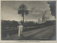 Pio X nei giardini vaticani