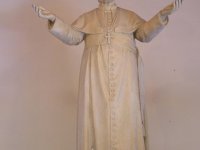 Statua a San Pio X nella Chiesa di S Pio X a Roma